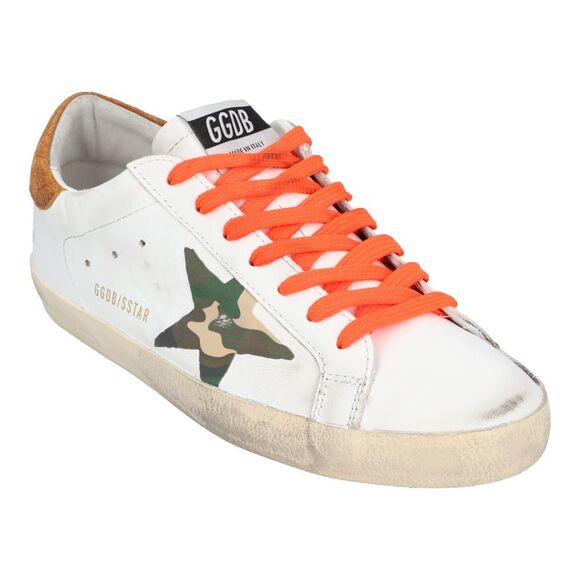 Golden Goose white Super-Star camouflage print leather sneakers - Picture 5 of 5
